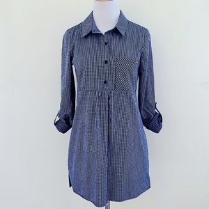 PERZONI || Gingham Pullover Tunic Top. Sz. EUR: 36 - US: S/4